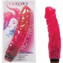 CalExotics Vibrators Hot Pinks Jelly Devil Dick