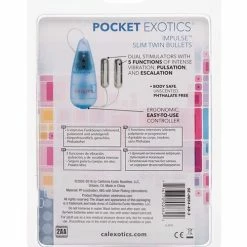 CalExotics Impulse Pocket Paks With Twin Silver Bullets