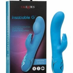 CalExotics Insatiable G Inflatable G Bunny - Blue Vibrators