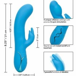 CalExotics Insatiable G Inflatable G Bunny - Blue Vibrators
