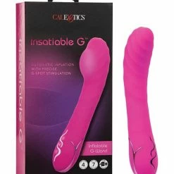 CalExotics Vibrators Insatiable G Inflatable G Wand - Pink