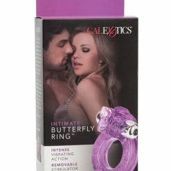 CalExotics Vibrators Intimate Butterfly Ring - Purple