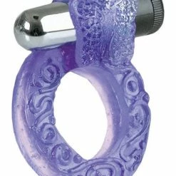 CalExotics Vibrators Intimate Butterfly Ring - Purple