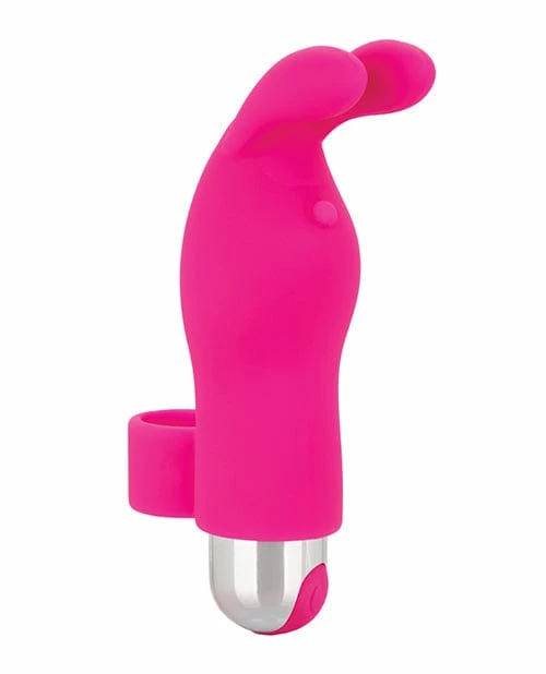CalExotics Vibrators Intimate Play Rechargeable Finger Bunny - Pink
