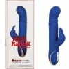 CalExotics Vibrators Jack Rabbit Signature Heated Silicone Thrusting G Rabbit - Blue