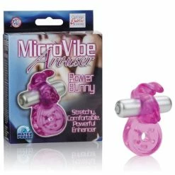 CalExotics Vibrators Micro Vibe Arouser Power Bunny - Pink