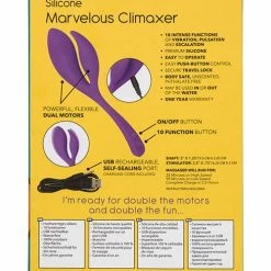 CalExotics Mini Marvels Silicone Marvelous Climaxer - Purple