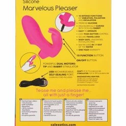 CalExotics Vibrators Mini Marvels Silicone Marvelous Pleaser - Pink