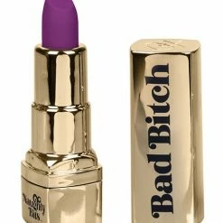 CalExotics Naughty Bits Bad Bitch Lipstick Vibrator - Purple