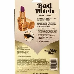 CalExotics Naughty Bits Bad Bitch Lipstick Vibrator - Purple