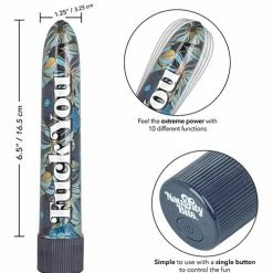 CalExotics Naughty Bits Fuck You Personal Vibrator - Multi Color