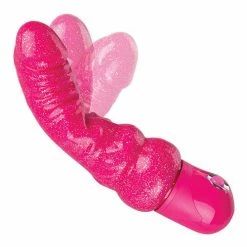 CalExotics Naughty Bits Lady Boner Bendable Personal Vibrator - Pink Vibrators