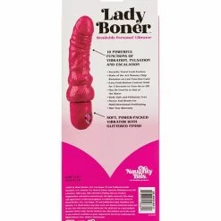 CalExotics Naughty Bits Lady Boner Bendable Personal Vibrator - Pink Vibrators