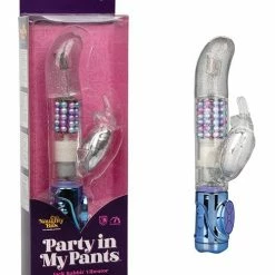 CalExotics Naughty Bits Party In My Pants Jack Rabbit Vibrator - Multi Color