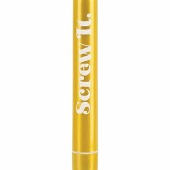 CalExotics Vibrators Naughty Bits Screw It. Powerful Vibrator - Gold