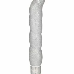CalExotics Naughty Bits Screwnicorn Majestic G-Spot Vibrator - Silver Vibrators