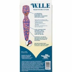 CalExotics Vibrators Naughty Bits W.I.L.F. Wand I'd Like To Fuck - Multi Color