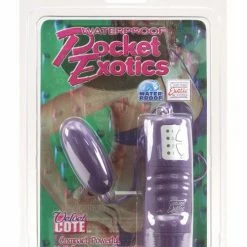 CalExotics Vibrators Pocket Exotics Bullet Waterproof - Purple