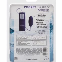 CalExotics Vibrators Pocket Exotics Bullet Waterproof - Purple