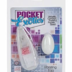 CalExotics Pocket Exotics Egg - Ivory Vibrators