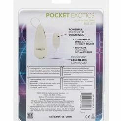 CalExotics Pocket Exotics Glow In The Dark Bullet Vibrators