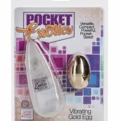 CalExotics Pocket Exotics Gold Egg Vibrators
