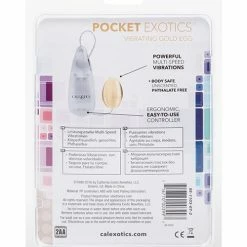 CalExotics Pocket Exotics Gold Egg Vibrators