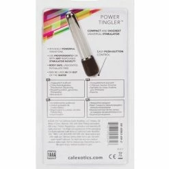 CalExotics Vibrators Power Tingler Mini Massager - Silver