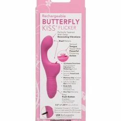 CalExotics Vibrators Rechargeable Butterfly Kiss Flicker