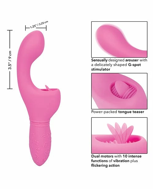 CalExotics Vibrators Rechargeable Butterfly Kiss Flicker