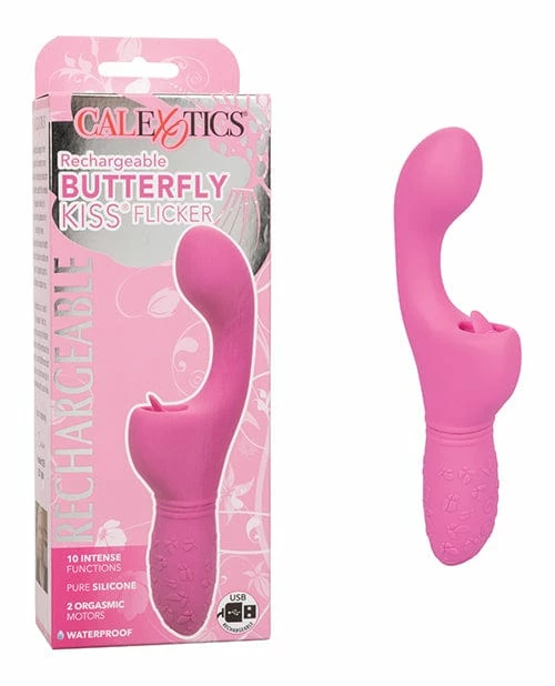 CalExotics Vibrators Rechargeable Butterfly Kiss Flicker