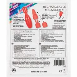 CalExotics Rechargeable Massager Kit - Orange