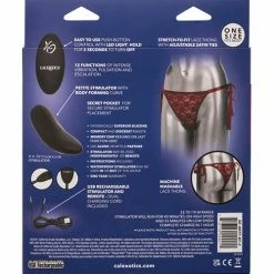 CalExotics Vibrators Remote Control Lace Thong Set