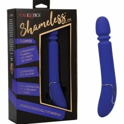 CalExotics Vibrators Shameless Slim Thumper - Purple