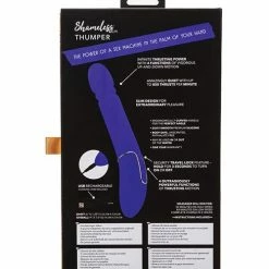 CalExotics Vibrators Shameless Slim Thumper - Purple