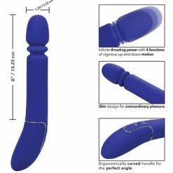 CalExotics Vibrators Shameless Slim Thumper - Purple