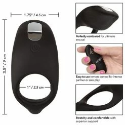 CalExotics Vibrators Silicone Remote Foreplay Set - Black