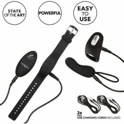 CalExotics Vibrators Silicone Remote Foreplay Set - Black