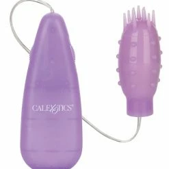 CalExotics Silicone Slims Nubby Bullet - Purple Vibrators