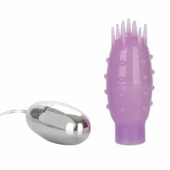 CalExotics Silicone Slims Nubby Bullet - Purple Vibrators
