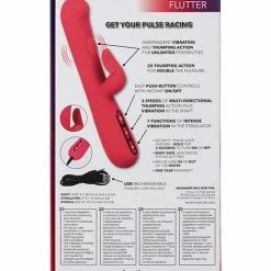 CalExotics Vibrators Throb Flutter - Pink