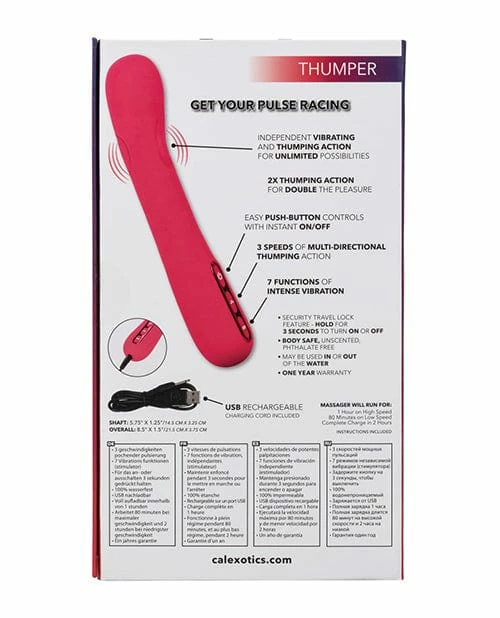 CalExotics Vibrators Throb Thumper - Pink