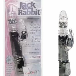 CalExotics Thrusting Orgasm Bunny Vibe - Black