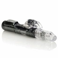 CalExotics Thrusting Orgasm Bunny Vibe - Black