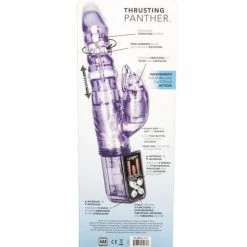 CalExotics Vibrators Thrusting Panther Stimulator - Purple
