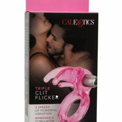 CalExotics Triple Clit Flicker - Pink