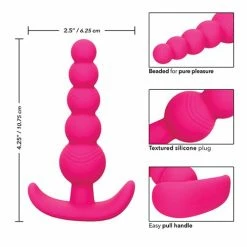 CalExotics Cheeky X-5 Beads - Pink Anal Toys