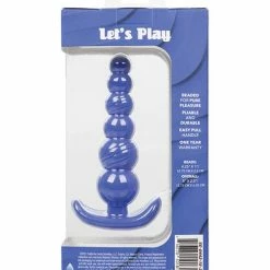 CalExotics Cheeky X-6 Beads - Purple Anal Toys