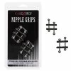 CalExotics Nipple Grips Power Grip Crossbar Nipple Vices - Black Kink & BDSM