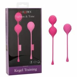 CalExotics Kegel Training 2 Pc Set - Pink Sexual Enhancers For Couples